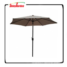 Parasol de patio de jardin en aluminium avec l&#39;inclinaison